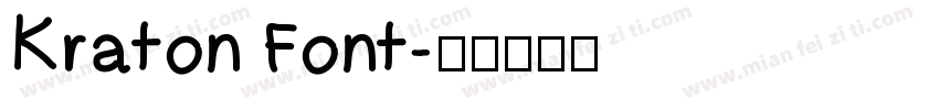 Kraton Font字体转换